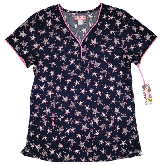 Koi Scrub Top 383PR-DWS Dancing with the Stars - Picture 1 of 8